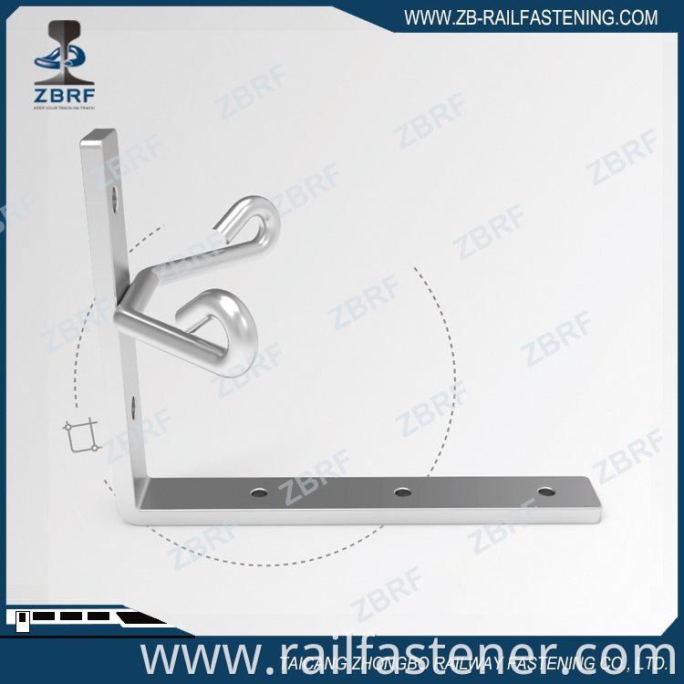 Galv Three Phase Service Bracket Cw Double Hook Jpg